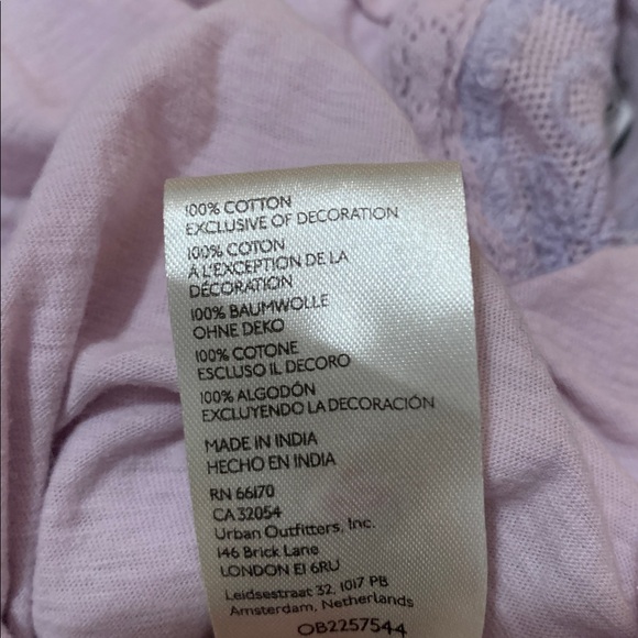 FREE PEOPLE Rose Party Embroidered Lace Blouse Ruffles NWT - Picture 8 of 11